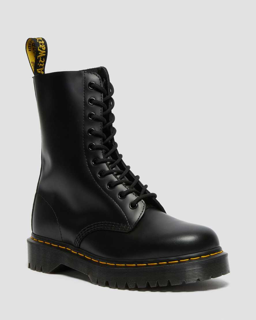 Dr. Martens 1490 Bex Smooth Deri Erkek Originals Botlar - Bot Siyah |EDHUZ0459|